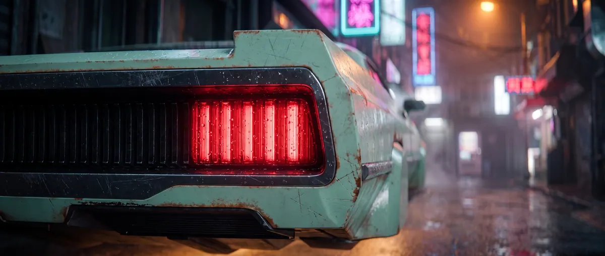 Shot 09 · Tail-light detail